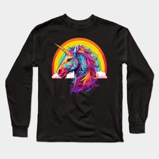 Evil Unicorn Long Sleeve T-Shirt